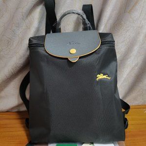 Longchamp Le Pliage Nylon Backpack Fusil Gris